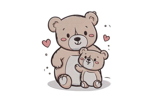 Cute Bear Embroidery