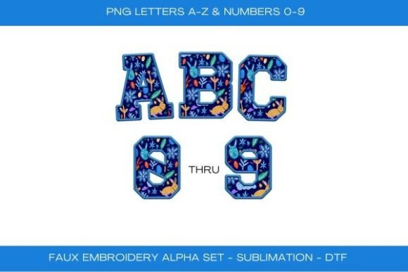 Easter Rabbit Alpha Set Faux Embroidery Review