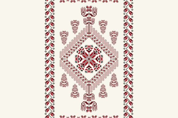 Folk Floral Embroidery Seamless Pattern Review