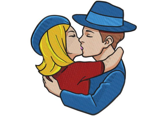 Kissing Couple Embroidery Design Review