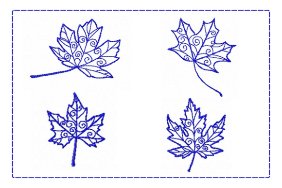 Leaves Embroidery Designs Review