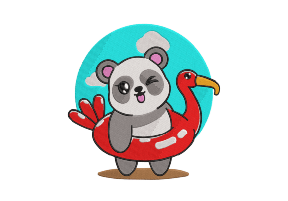 Panda Pool Party Embroidery Design Review