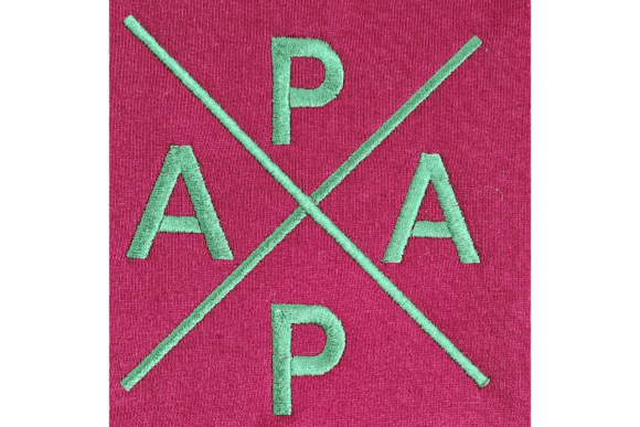 PAPA Embroidery Design