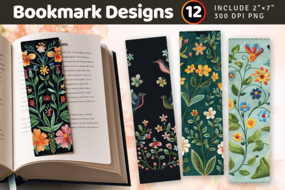 Spring Embroidery Bookmark Design Review