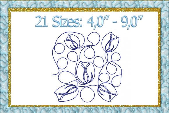 Tulip Quilting Block Embroidery Review